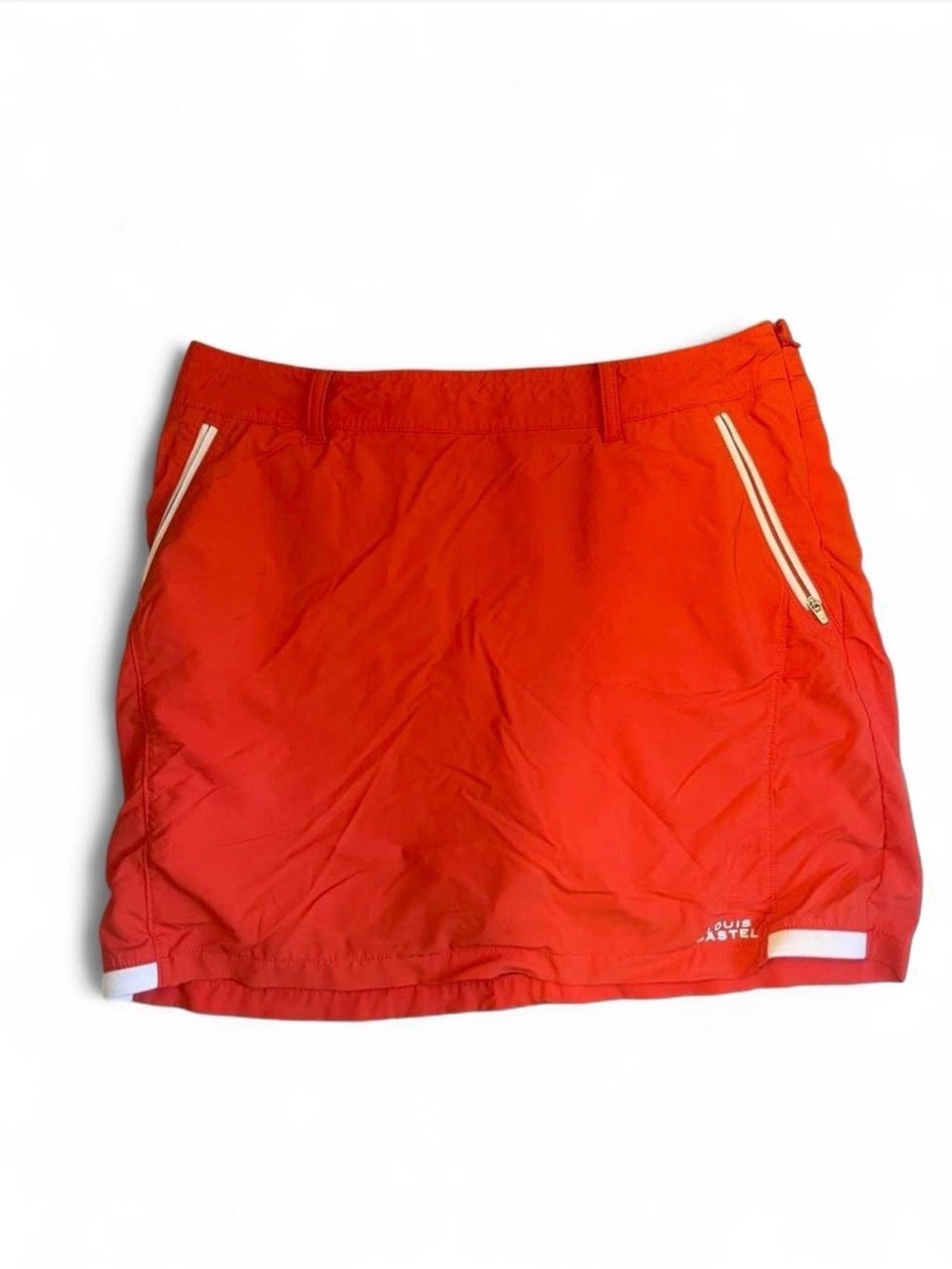 Louis castel  Sport Skort with White Zip Accents